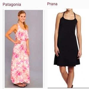 Patagonia Folly beach maxi XS and Prana Quinn S. Dress lot of 2.